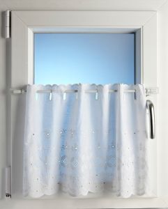 Drążek zazdrostka do firanek Easy2Fix 45-75 cm biały