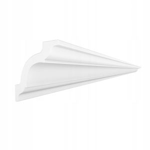 Listwa przysufitowa A80 faseta 80x80 mm 2 m biała do malowania sztukateria
