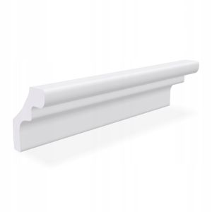 Listwa przysufitowa D50 faseta 40x50 mm 2 m biała do malowania sztukateria