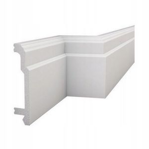 Listwa przypodłogowa LP9 biała 22x103 mm polistyren HDPS twarda 2 m