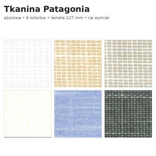 Tkanina Patagonia – kolory