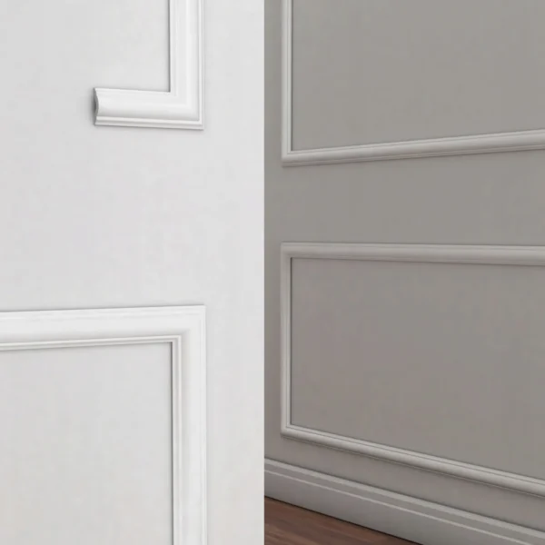 Listwa przypodłogowa LP1 biała 15x25 mm polistyren HDPS twarda 2 m, zdjęcie 1
