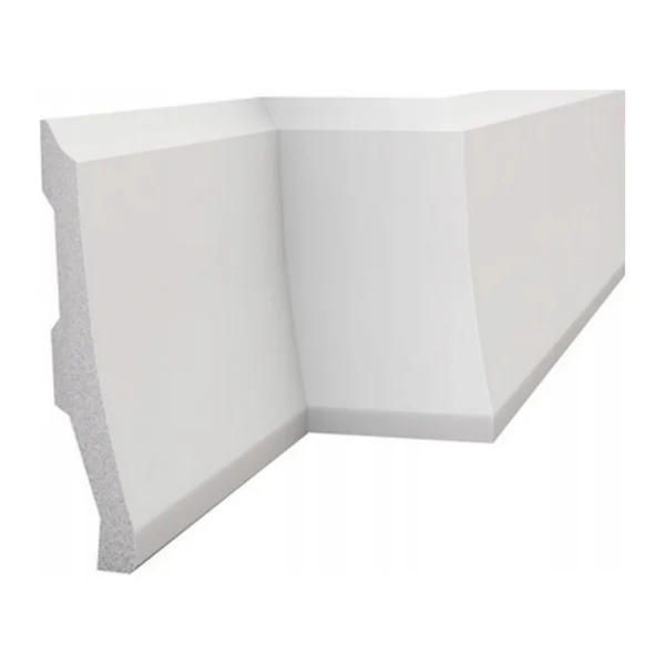 Listwa przypodłogowa LP8 biała 26x120 mm polistyren HDPS twarda 2 m, zdjęcie 1