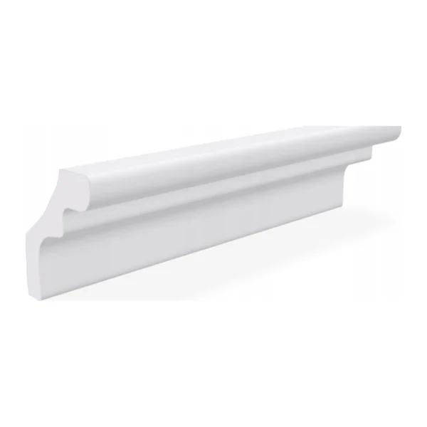 Listwa przysufitowa D50 faseta 40x50 mm 2 m biała do malowania sztukateria, zdjęcie 1