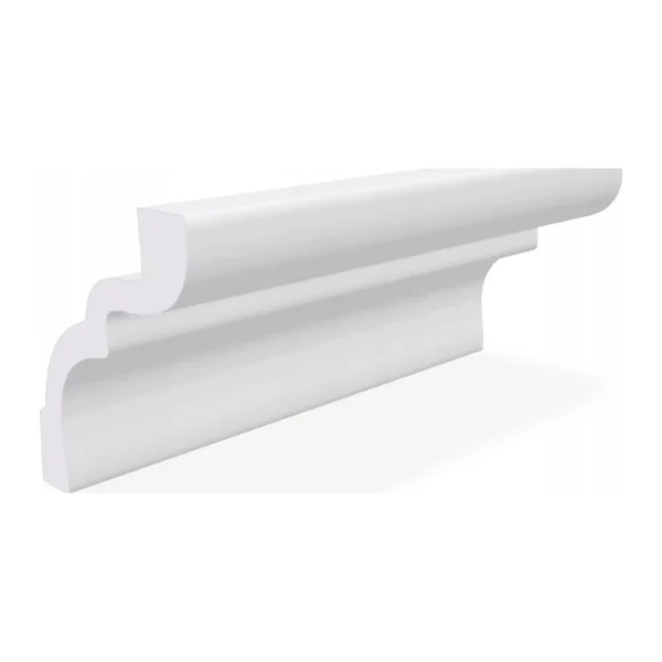 Listwa przysufitowa C80 faseta 80x66 mm 2 m biała do malowania sztukateria, zdjęcie 1