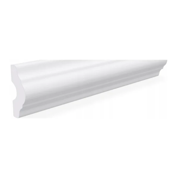 Listwa przysufitowa I40 faseta 45x40 mm 2 m biała do malowania sztukateria, zdjęcie 1