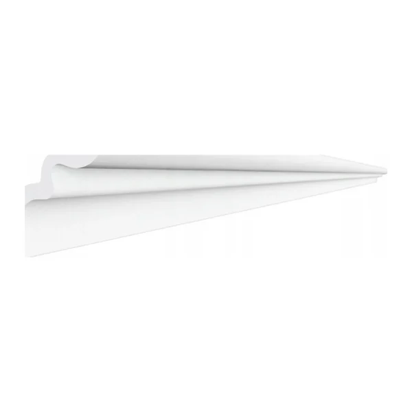 Listwa przysufitowa O57 faseta 60x57 mm 2 m biała do malowania sztukateria, zdjęcie 1