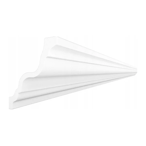 Listwa przysufitowa R82 faseta 75x82 mm 2 m biała do malowania sztukateria, zdjęcie 1