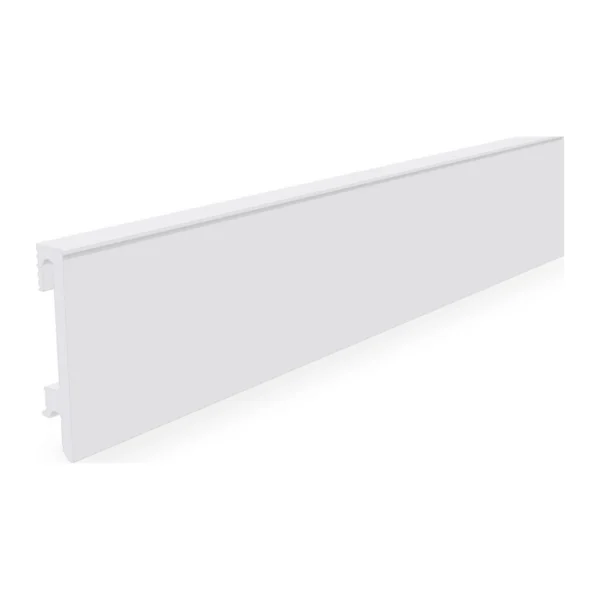 Listwa przypodłogowa LP15 biała 16x80 mm polistyren HDPS twarda 2 m, zdjęcie 1